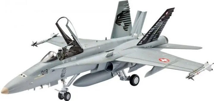 Палубний винищувач-бомбардувальник 1:72 Revell F/A-18C Hornet (04894) - зображення 1