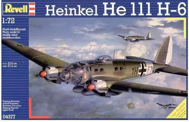 Літак Heinkel HE 111 H-6 1:72 Revell (1939 р., Німеччина) (04377) - зображення 2