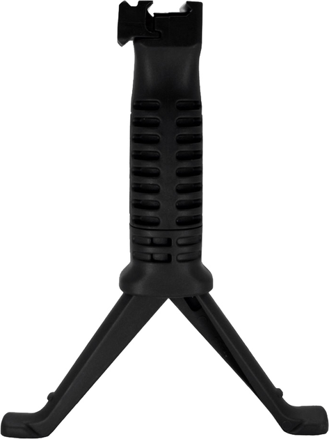 Передняя рукоятка-сошки DLG Tactical DLG-066 на Picatinny полимер Черная (Z3.5.23.030) - изображение 1