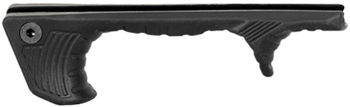 Передняя рукоятка DLG Tactical DLG-159 горизонтальная на Picatinny полимер Черная (Z3.5.23.006) - изображение 1