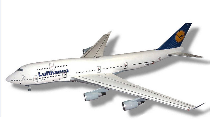Samolot 1:144 Revell Boeing 747-400 Lufthansa (MR-4219) - obraz 1