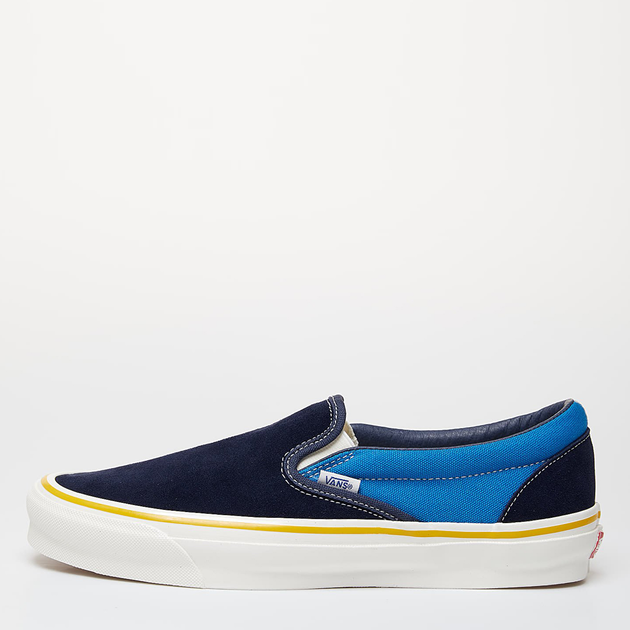 Чоловічі сліпони Vans Og Classic Slip-On VN0A45JKXDW1 42.5 (9.5US) 27.5 см Темно-синій/Блакитний (772204446921) - зображення 3
