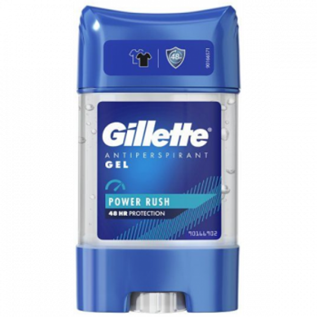 Антиперспирант-дезодорант мужской гелевый Gillette Power Rush Anti ...