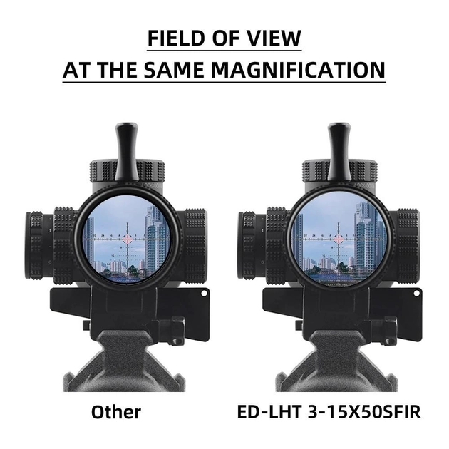 Оптичний приціл Discovery Optics ED-LHT 3-15x50 SFIR - зображення 2