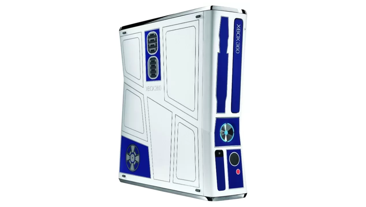 Набір Консоль Microsoft Xbox 360 S Star Wars Limited Edition Freeboot 500GB White Blue + 5 Вбудованих Ігор Б/У + Геймпад Бездротовий RMC Black - зображення 9