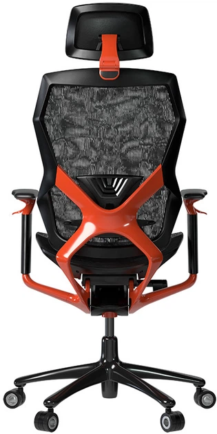 Fotel gamingowy Lorgar Grace 855 Mesh Czarno/Czerwony (LRG-CHR855RB) - obraz 3