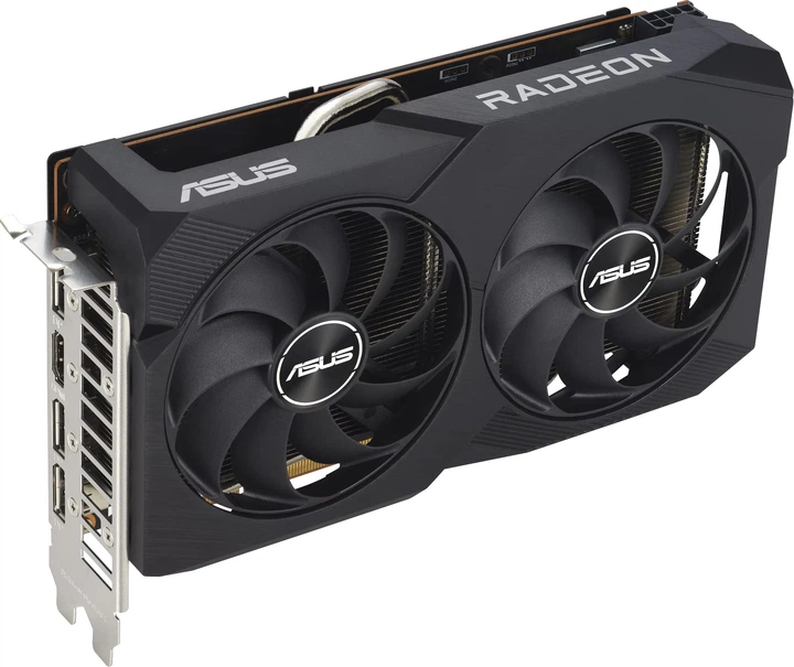 Видеокарта Asus PCI-Ex Radeon RX 7600 Dual V2 OC Edition 8GB GDDR6