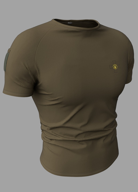 Тактична футболка GorLin 50 Хакі (Т-32) - зображення 2