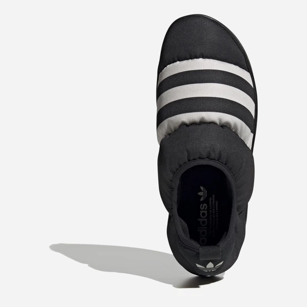 Чоловічі сліпони adidas Puffylette GY4559 42 (8UK) 26.5 см CЧорні/Greone/CЧорні (4065426935127) - зображення 5