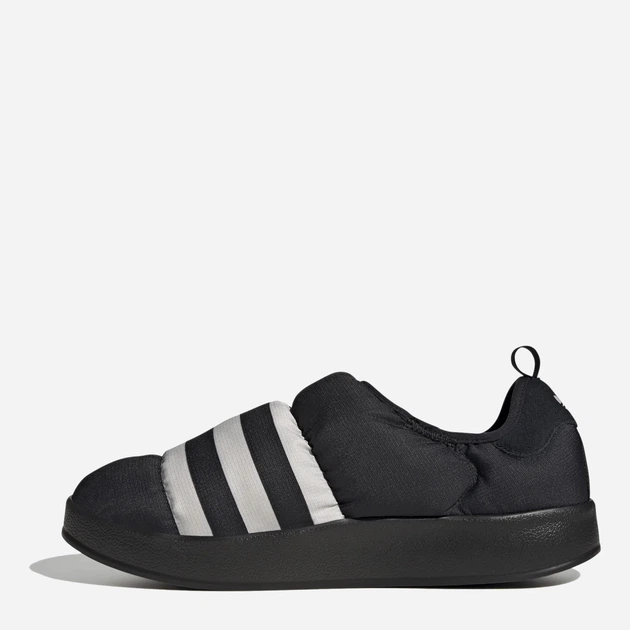 Чоловічі сліпони adidas Puffylette GY4559 42 (8UK) 26.5 см CЧорні/Greone/CЧорні (4065426935127) - зображення 9