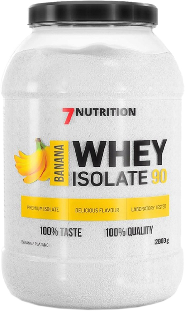 Odżywki Białkowe 7Nutrition Whey Isolate 90 2000g Banan (5903111089917) - obraz 1