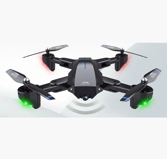 Квадрокоптер Дрон SHUTTLE UAV Детский складной с WIFI камерой и ...