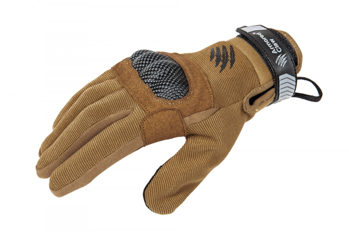 Рукавички Armored Claw Shield Tactical Gloves Hot Weather Tan Size L Тактичні - зображення 1