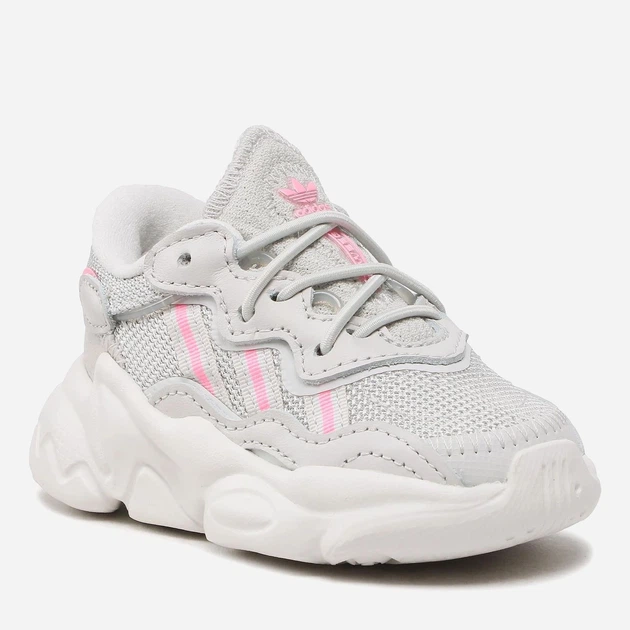 Дитячі кросівки для дівчинки adidas Originals Ozweego Shoes GW7220 24 Grey One/Crystal White/Beam Pink (4065426408867) - зображення 2
