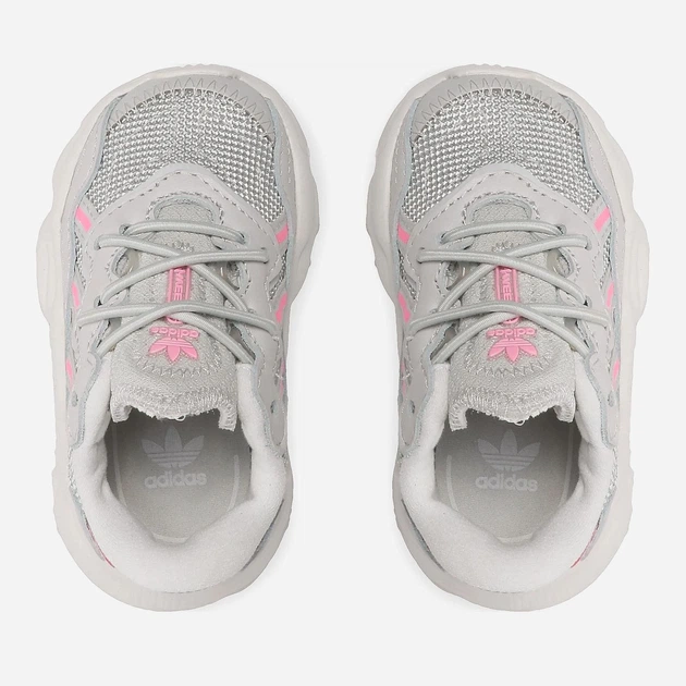 Дитячі кросівки для дівчинки adidas Originals Ozweego Shoes GW7220 24 Grey One/Crystal White/Beam Pink (4065426408867) - зображення 5