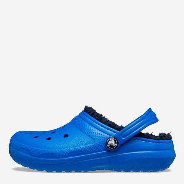 Дитячі крокси-сабо для хлопичка утеплені Crocs Classic 207010-4KZ 30-31 Bolt Blue (196265146840) - зображення 3