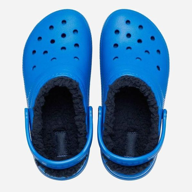 Chodaki chłopięce ocieplane Crocs Classic 207010-4KZ 33 Niebieskie (196265146864) - obraz 6