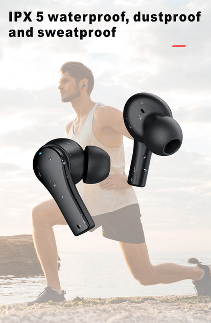 Беспроводные наушники Lenovo QT82 TWS Bluetooth 5.0 Белые - изображение 6