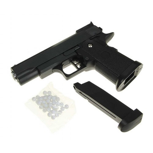 Пистолет металлический игровой черный - изображение 2