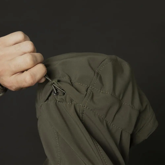 Універсальний чоловічий костюм водонепроникний вітрозахищений Softshell Gen.II куртка і штани оливкові утеплені з мікрофлісовою підкладкою L (Kali) - зображення 6