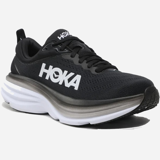 Buty do biegania damskie HOKA ONE ONE Bondi 8 1127952-BWHT 38 (6.5US) 23.5 cm Czarny/Biały (195719637620) - obraz 3