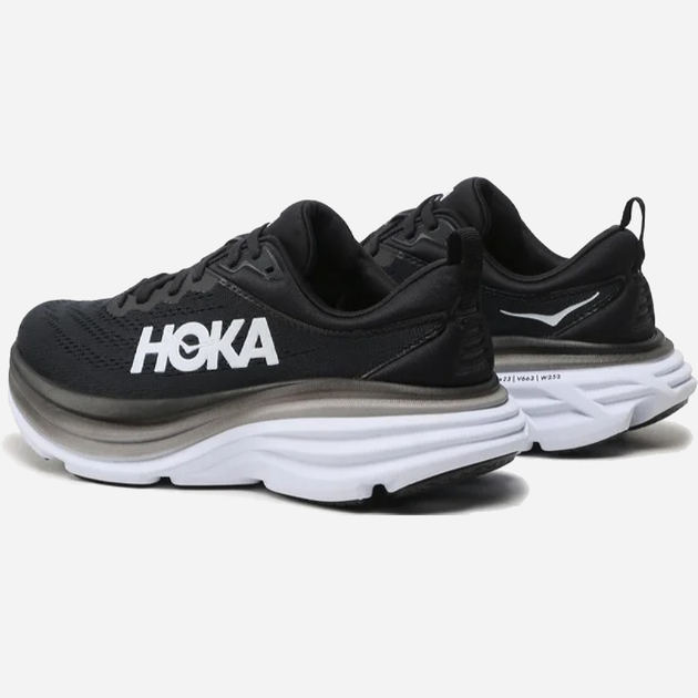 Buty do biegania damskie HOKA ONE ONE Bondi 8 1127952-BWHT 39.5 (7.5US) 24.5 cm Czarny/Biały (195719637644) - obraz 4