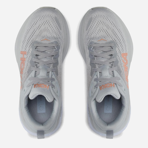 Жіночі кросівки для бігу HOKA ONE ONE Bondi 8 1127952-HMLR 41.5 (9US) 26 см Сірі (195719637880) - зображення 3
