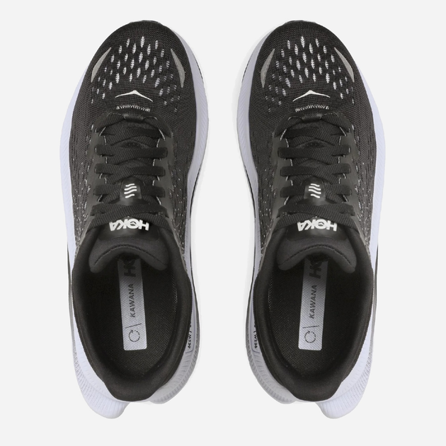 Жіночі кросівки для бігу HOKA ONE ONE Kawana 1123164-BWHT 39.5 (7.5US) 24.5 см Чорний/Білий (195719209414) - зображення 4