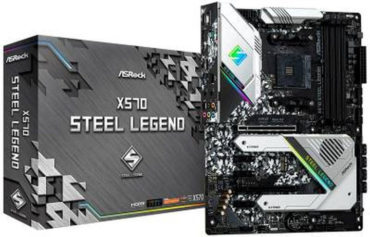 Материнская плата AM4 (X570) ASRock X570 Steel Legend – фото, отзывы ...