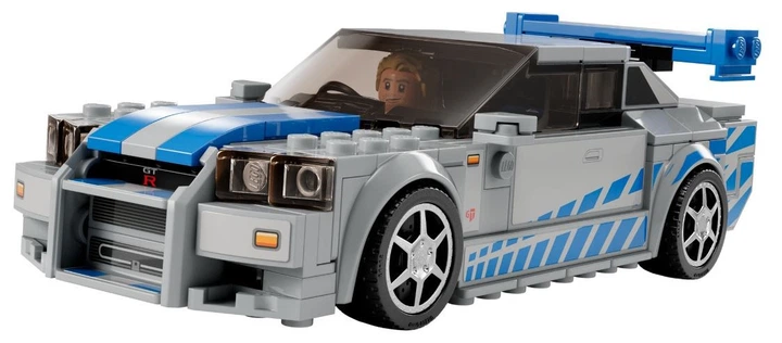 Конструктор LEGO Speed Champions Двойной форсаж Nissan Skyline GT-R (R34) 319 деталей (76917) - изображение 2