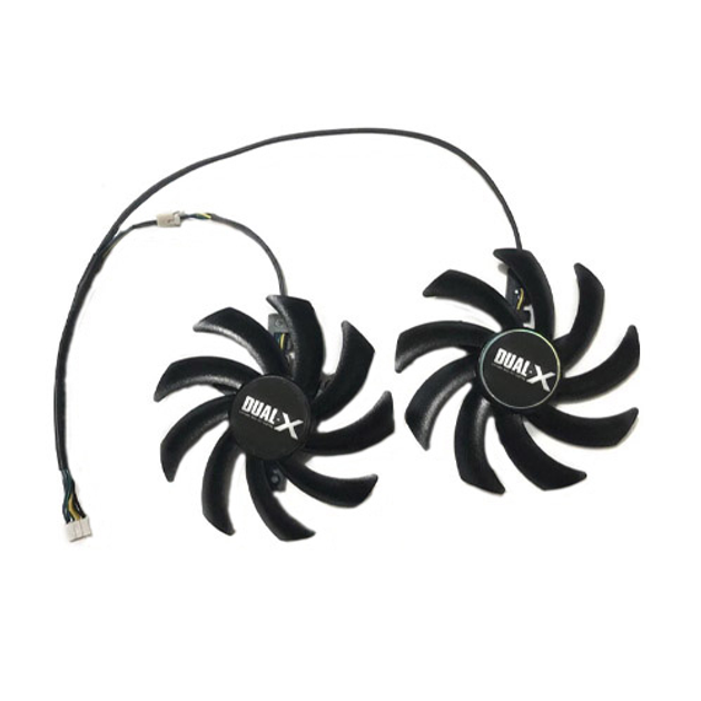 Вентиляторы 2шт 85мм 12В 4пин FD7010H12S SAPPHIRE R9 370, R9 280, HD 7970 - изображение 1