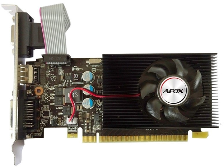 AFOX PCI-Ex GeForce GT 730 4GB GDDR3 (128bit) (700/1333) (VGA, DVI, HDMI) (AF730-4096D3L4) - obraz 1