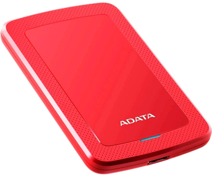 Жорсткий диск ADATA DashDrive HV300 2TB AHV300-2TU31-CRD 2.5 USB 3.1 External Slim Red - зображення 4