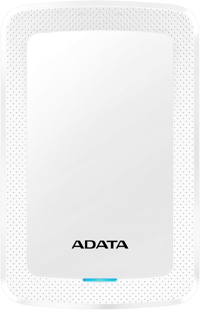 Жорсткий диск ADATA DashDrive HV300 2TB AHV300-2TU31-CWH 2.5 USB 3.1 External Slim White - зображення 1