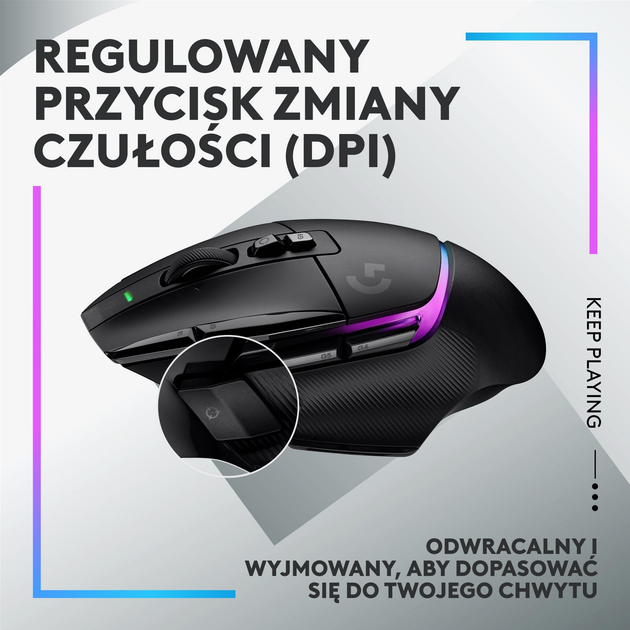 Миша Logitech G502 X Plus Wireless Black (910-006162) - зображення 8