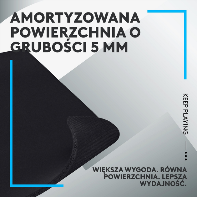 Podkładka pod mysz Logitech G740 Gaming Mouse Pad Control Black (943-000805) - obraz 2