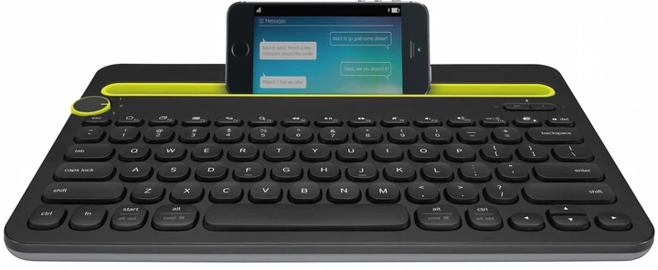 Клавіатура бездротова Logitech Multi-Device Keyboard K480 Bluetooth DEU Black (920-006350) - зображення 3