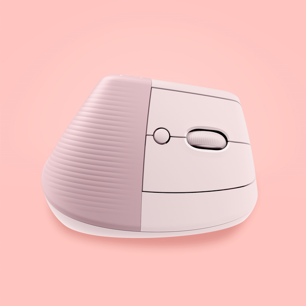 Миша Logitech Lift Vertical Ergonomic Wireless/Bluetooth Rose (910-006478) - зображення 3