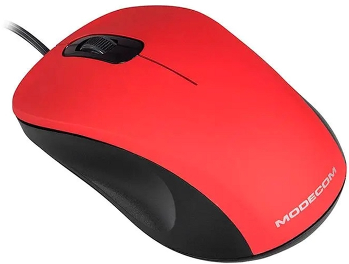 Mysz komputerowa Modecom MC-M10S Silent USB czerwona (M-MC-M10S-500) - obraz 2