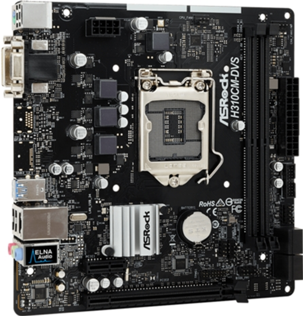 Материнська плата ASRock H310CM-DVS (s1151, Intel H310, PCI-Ex16) - зображення 2