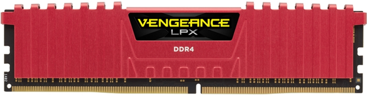RAM Corsair DDR4-2400 8192MB PC4-19200 Vengeance LPX czerwony (CMK8GX4M1A2400C16R) - obraz 1
