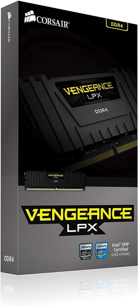 RAM Corsair DDR4-2666 8192MB PC4-21300 Vengeance LPX Czarny (CMK8GX4M1A2666C16) - obraz 4