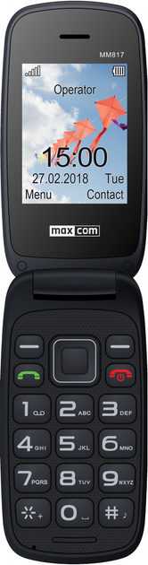 Telefon komórkowy Maxcom MM817 Black - obraz 1