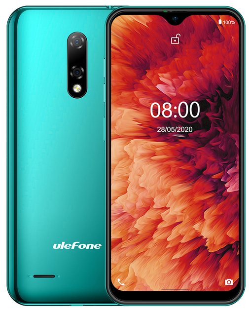 Smartfon Ulefone Note 8 2/16GB Midnight Green (UF-N8/GN) - obraz 1