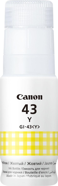 Чорнило Canon GI-43 Pixma G540/G640 Yellow (4689C001) - зображення 1