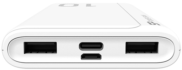 Powerbank Silicon Power GP15 10000 mAh White (SP10KMAPBKGP150W) - obraz 3