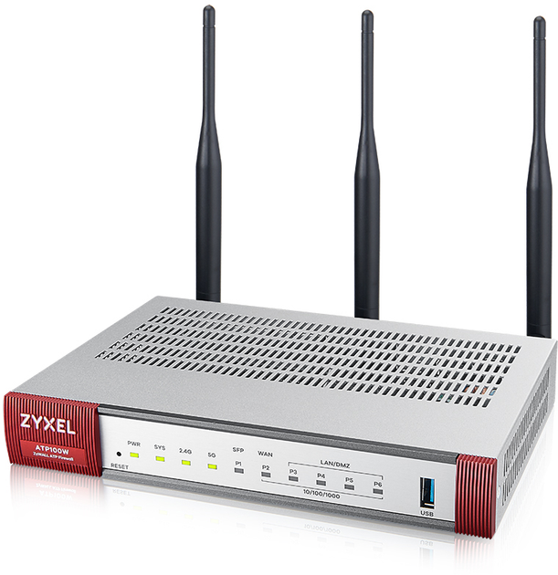 Маршрутизатор Zyxel ZyWALL ATP100W (ATP100W-EU0102F) - зображення 4
