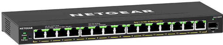 Przełącznik Netgear GS316EPP (GS316EPP-100PES) - obraz 1