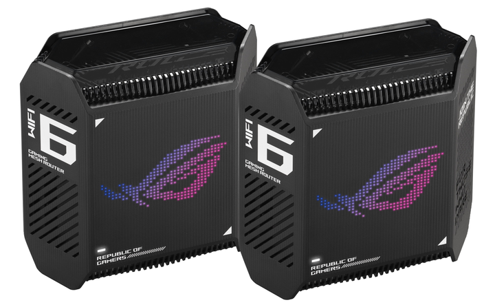 Router Asus ROG Rapture GT6 2PK Czarny (GT6(B-2-PK)) - obraz 1