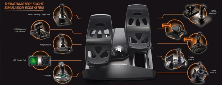 Дротовий джойстик Thrustmaster T.16000M FC Flight Pack Black/Orange (2960782) - зображення 5